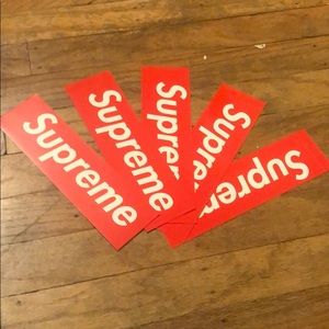 Supreme Red Box Logo Stickers